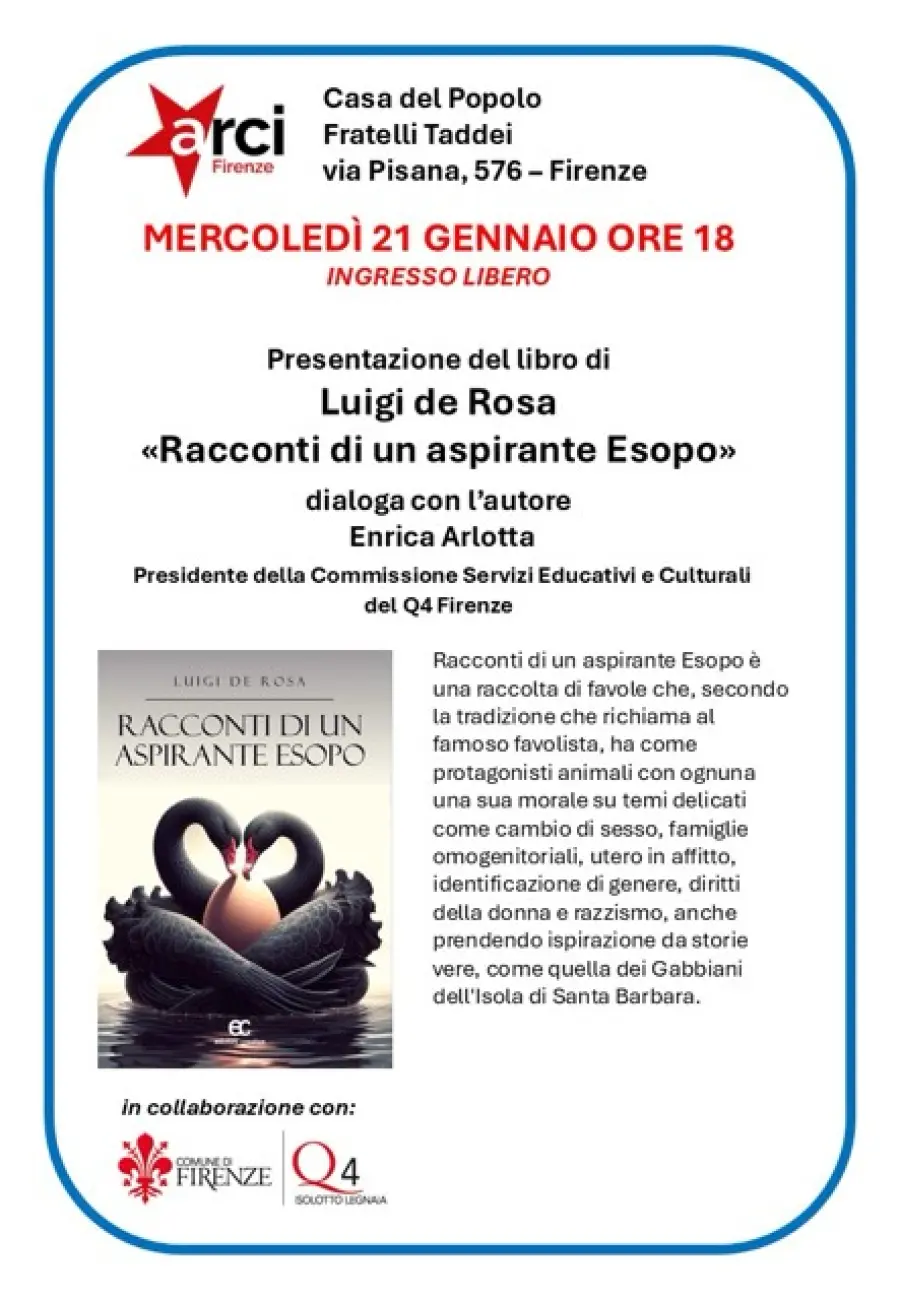 Racconti di un aspirante Esopo”: favole contemporanee in dialogo con la città