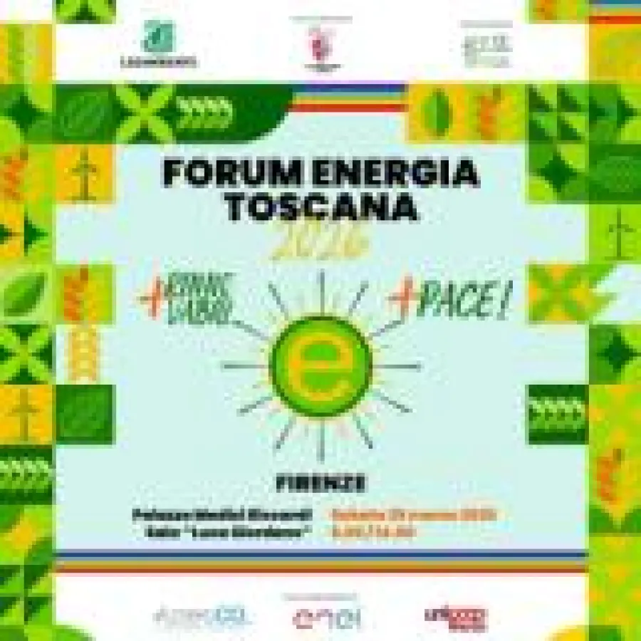 Firenze, al Forum Energia di Legambiente Toscana il confronto su rinnovabili, territorio e pace
