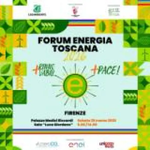 Firenze, al Forum Energia di Legambiente Toscana il confronto su rinnovabili, territorio e pace