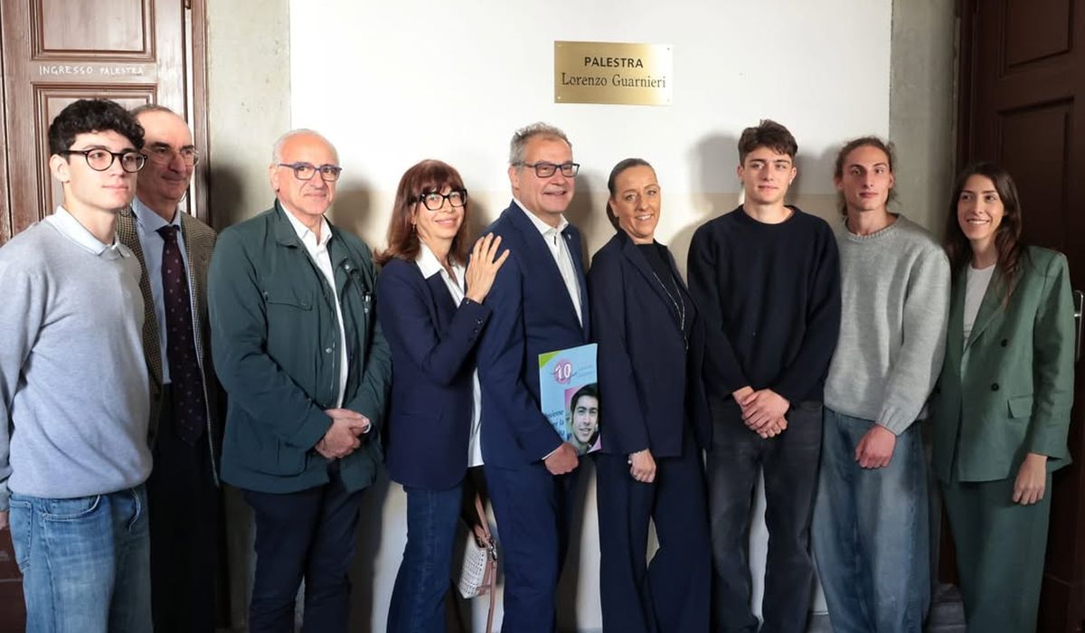 Firenze intitola a Lorenzo Guarnieri la palestra del liceo Castelnuovo